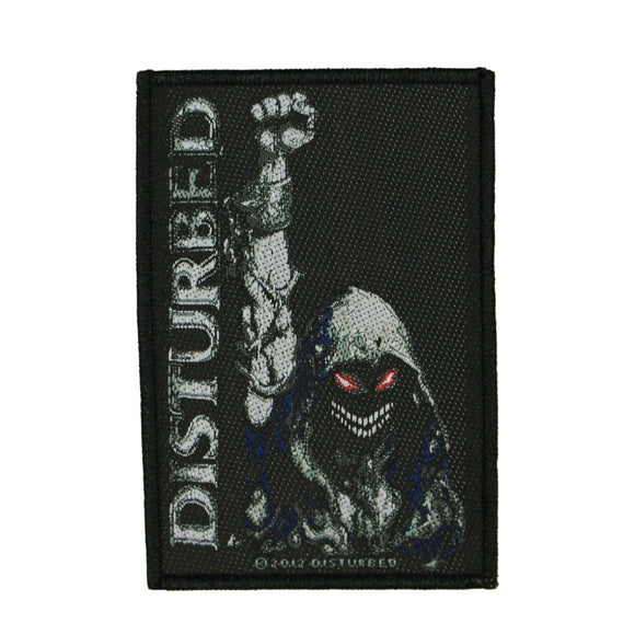 Disturbed Eyes Patch Rock Heavy Alternative Metal Band Woven Sew On Applique