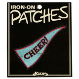 Cheer Flag Banner Patch Large Cheerleader Girl Sign Embroidered Iron On Applique