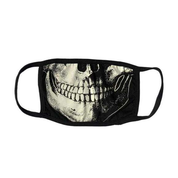 Skull Death White Face Mask Kreepsville 666 Horror Fashion Cover