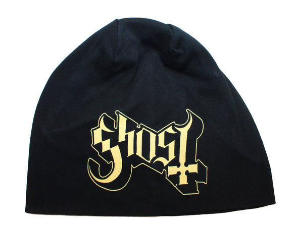 Ghost B.C. Metal Band Logo Dual-Sided Beanie Hat Skull Cap Music Merchandise
