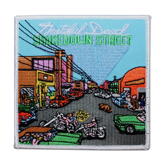 Grateful Dead Shakedown Street Album Cover Rock Band Iron On Applique Patch