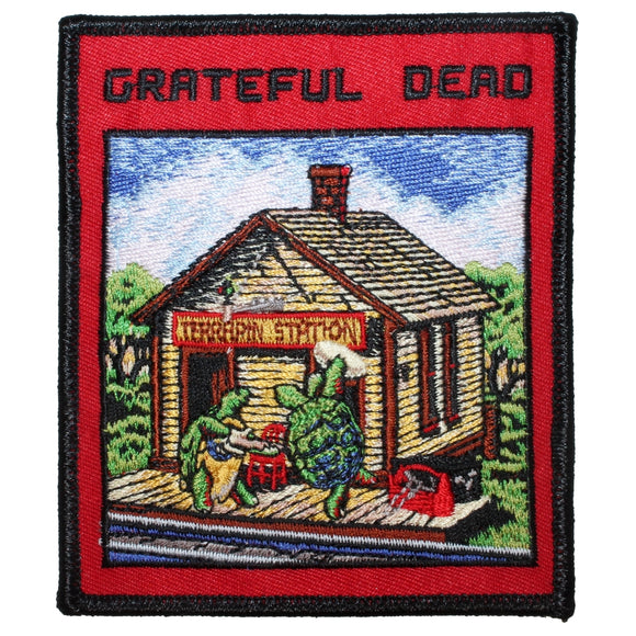 Grateful Dead Terrapin Station Album Patch Turtle Rock Band Iron On Applique