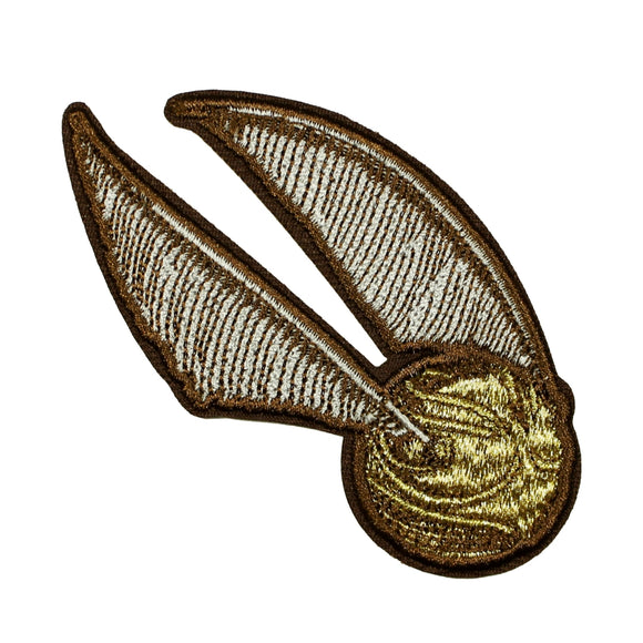 Harry Potter Golden Snitch Patch Quidditch Ball Embroidered Iron On Ap –  Your Patch Store
