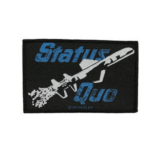 Status Quo Just Supposin Patch English Boogie Rock Woven Sew On Applique