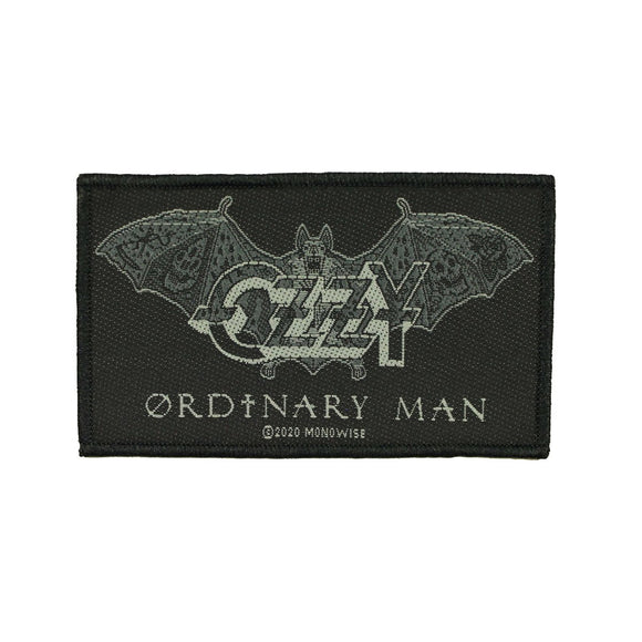 Ozzy Osbourne Ordinary Man Album Patch Heavy Metal Band Woven Sew On Applique