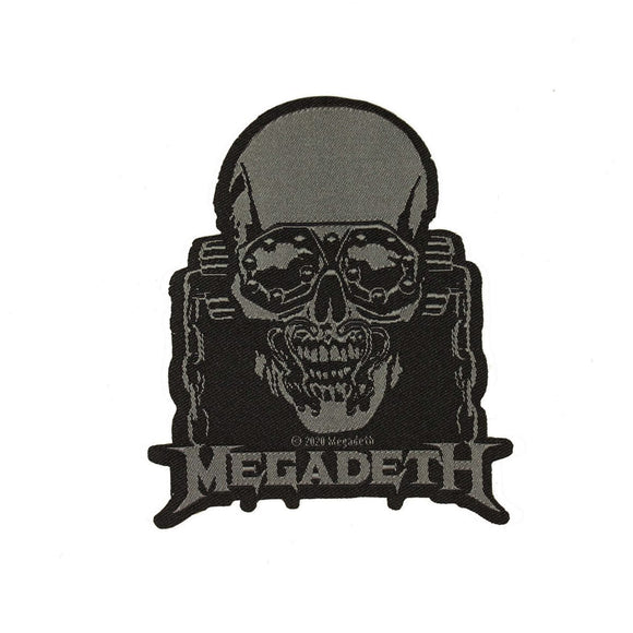 Megadeth Vic Rattlehead Die Cut Patch Album Art Band Woven Sew On Applique