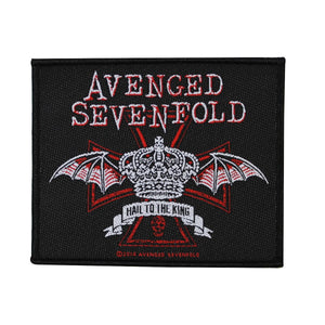 Avenged Sevenfold Hail to the King Patch Heavy Metal Fan Woven Sew On Applique
