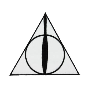 Harry Potter Deathly Hallows Symbol Patch Master Licensed Embroidered Iron On