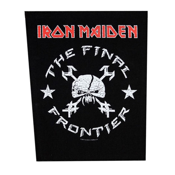 XLG Iron Maiden Final Frontier Vintage Skull Back Patch Jacket Sew On Applique