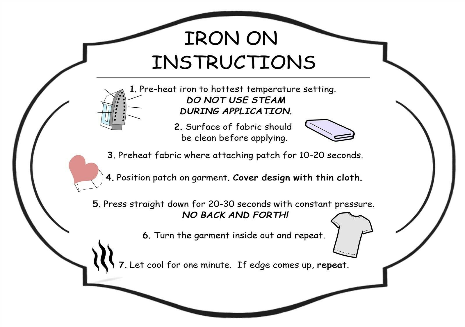 Anti-Iron Iron Patch