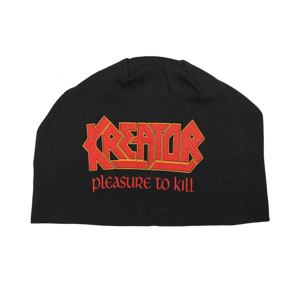 Kreator Pleasure To Kill Jersey Beanie Cap Band Headwear Apparel Merchandise