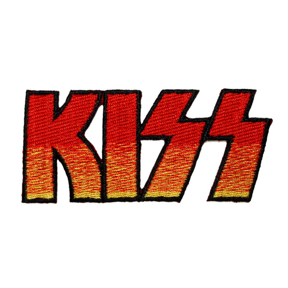 KISS Band Logo Patch Hard Rock Merchandise Heavy Metal Music Iron On Applique