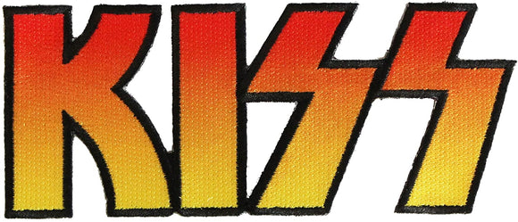 KISS Band Logo Patch Hard Rock Merchandise Glam Metal Music Iron On Applique
