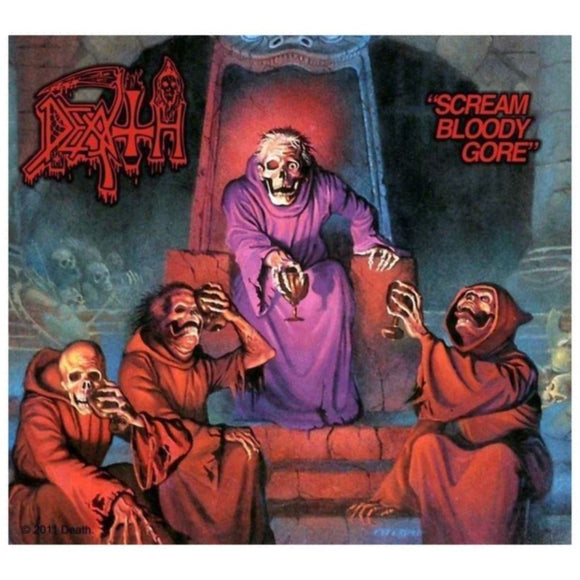 Sticker Death Scream Bloody Gore Album Art American Heavy Metal Music Band Decal
