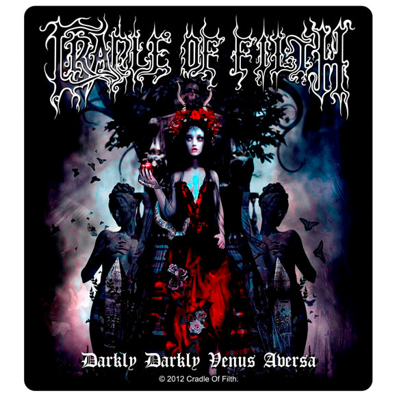 Sticker Cradle of Filth Darkly Venus Aversa Album Art Metal Music Band Decal