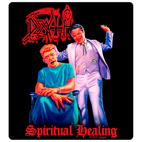 Sticker Death Spiritual Healing Album Cover Art American Metal Music Band Decal