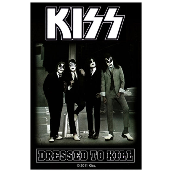 Sticker Kiss Dressed to Kill Album Cover Art Rock Metal Music Band Decal