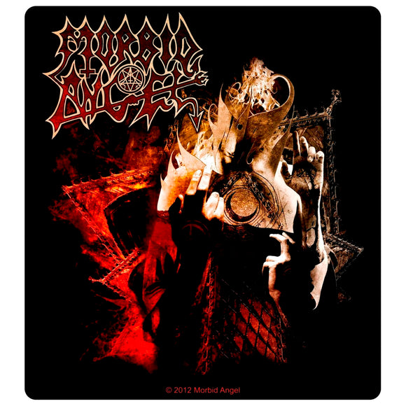 Sticker Morbid Angel Illud Divinum Insanus Album Cover Metal Music Band Decal