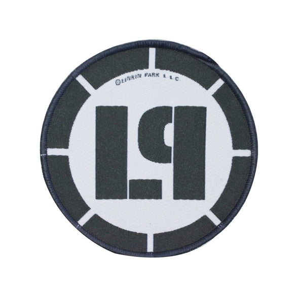 Linkin Park LP Circular Stencil Band Logo Patch Rock Music Woven Sew On Applique