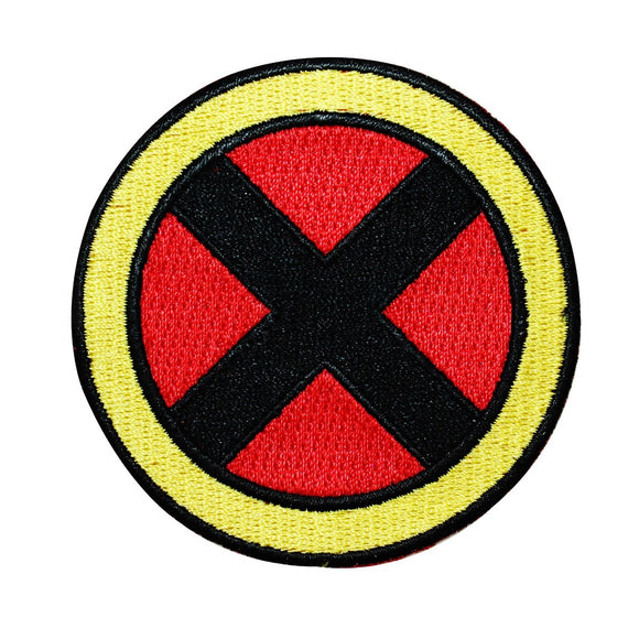 Retro X-Men Team Costume Logo Iron-On Patch Marvel Comics Cosplay Craft Applique