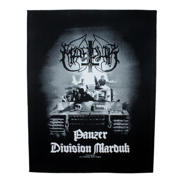 XLG Marduk Panzer Division Back Patch Band Art Metal Music Sew On Applique