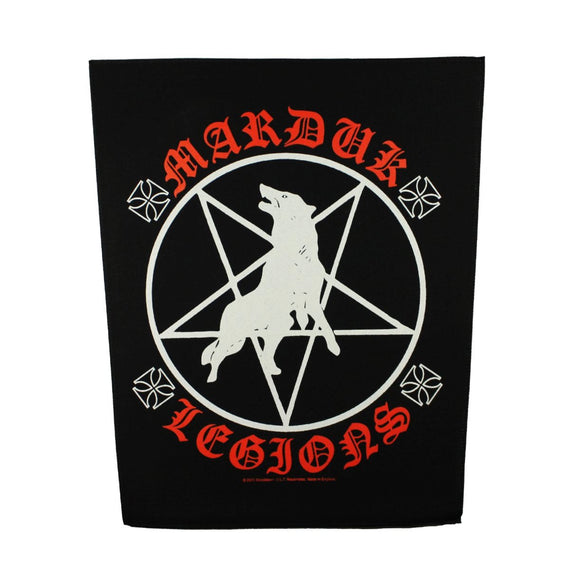 XLG Marduk Legions Back Patch American Heavy Metal Band Singer Sew On Applique