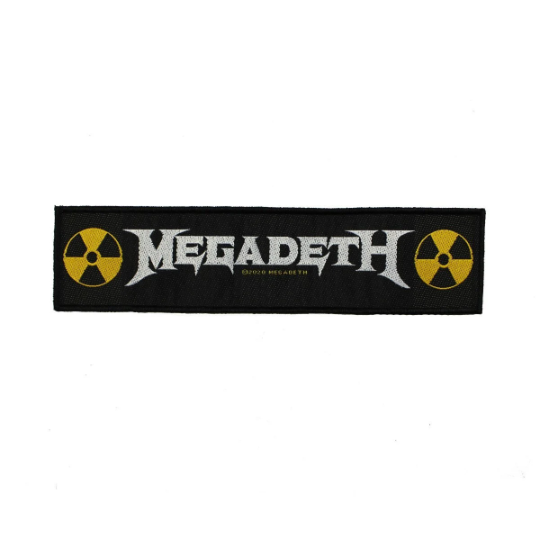 SS Megadeth Hazard logo Patch Black Metal Band Album Music Woven Sew On Applique