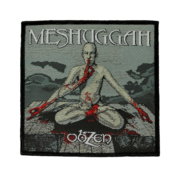 Meshuggah Obzen Album Patch Progressive Metal Band Music Woven Sew On Applique