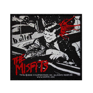 Misfits Kennedy Patch Single Cover Art Punk Rock Woven Sew On Applique