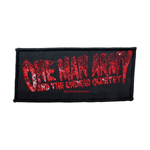 One Man Army And The Undead Quartet Logo Patch Metal Band Woven Sew On Applique
