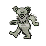 Grateful Dead 5" Green Dancing Bear Patch Rock Band Embroidered Iron On Applique