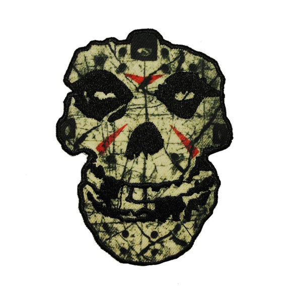 Misfits Crystal Lake Skull Patch Band Logo Rock Embroidered Iron On Applique