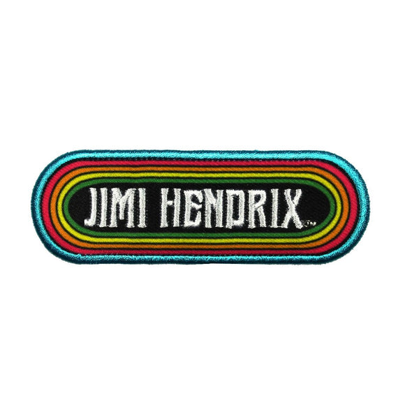 Jimi Hendrix Rainbow Logo Patch American Rock Band Embroidered Iron On Applique