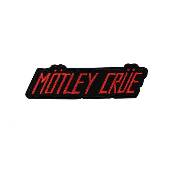 Motley Crue Logo Patch Heavy Metal Music Band Embroidered Iron On Applique