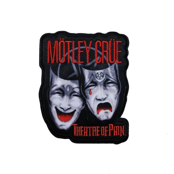 Motley Crue Theatre of Pain Patch Metal Music Dye Sublimation Iron On Applique
