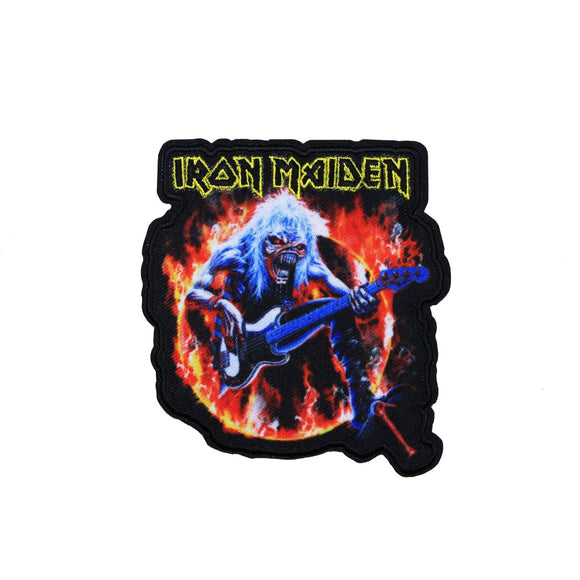 Iron Maiden Ring of Fire Patch Heavy Metal Music Dye Sublimation IronOn Applique