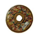 Chocolate Sprinkle Donut Patch Sweet Junk Food Embroidered Iron On Applique