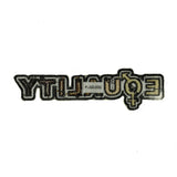 Equality Patch Equal Freedom Social Unity Rights Embroidered Iron On Applique