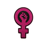 Fight For Feminism Patch Equality Of Women Rights Embroidered Iron On Applique