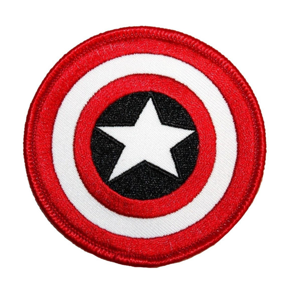 Marvel Avengers Captain America Modern Shield Superhero Iron On Applique Patch