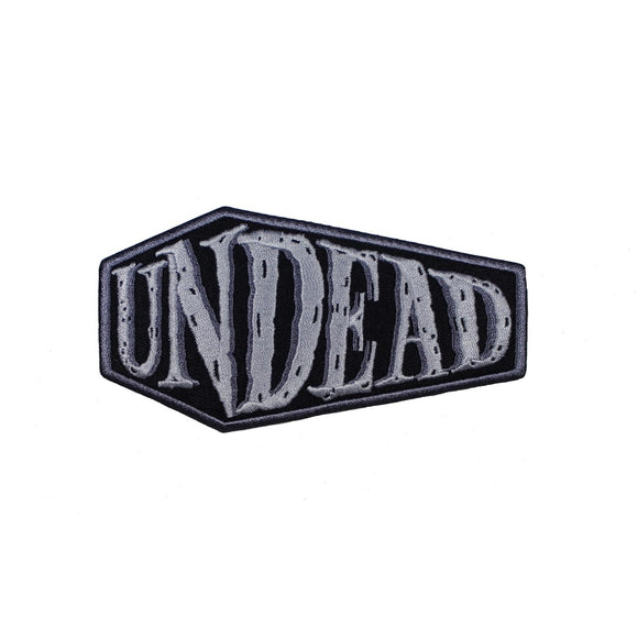 Undead Coffin Patch Horror Scary Death Kreepsville Embroidered Iron On Applique