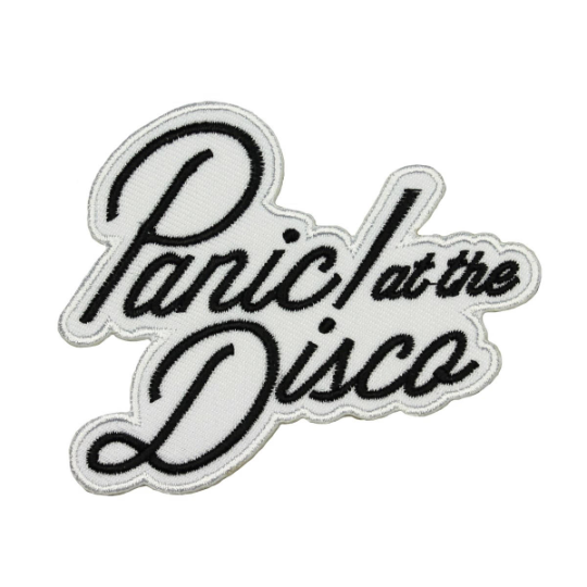 Panic at the Disco Band Name Patch American Rock Band Emblem Iron On Applique