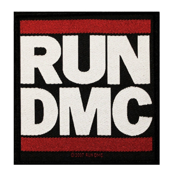 Run DMC Band Logo Patch Single Cover Art Hip Hop Music Woven Sew On Applique