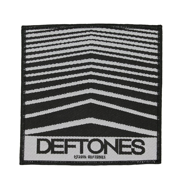 Deftones Abstract Lines Patch Band American Alternative Metal Woven Sew On Applique