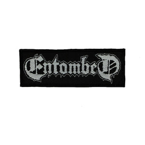 The Entombed Logo Patch Death Metal Band Woven Sew On Applique