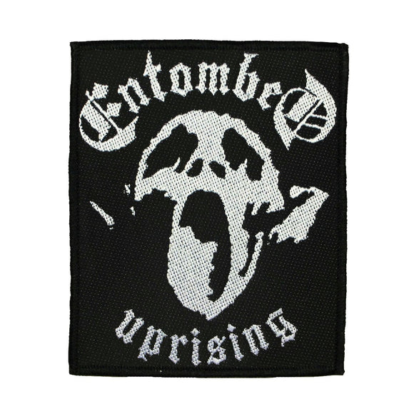The Entombed Uprising Album Patch Death Metal Band Woven Sew On Applique