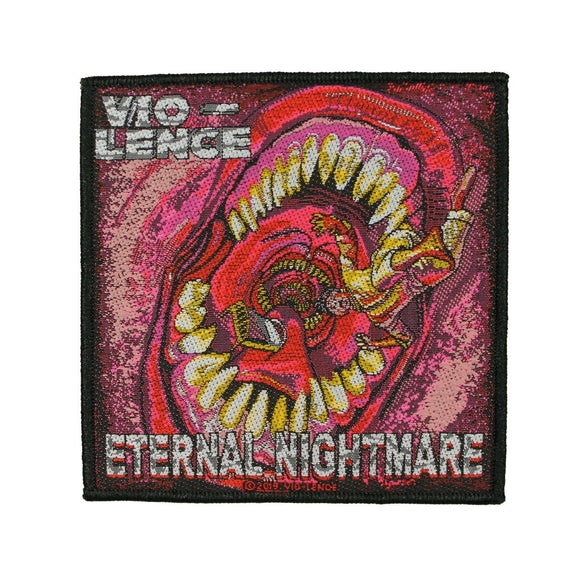 Vio-Lence Eternal Nightmare Album Patch Thrash Metal Band Woven Sew On Applique