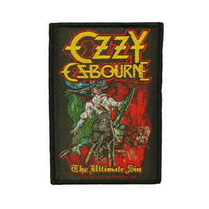 Ozzy Osbourne The Ultimate Sin Album Patch Heavy Metal Band Sew On Applique