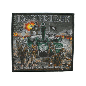 Iron Maiden A Matter of Life and Death Patch Metal Band Woven Sew On Applique