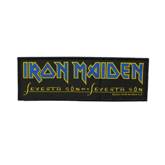 SS Iron Maiden Seventh Son Patch British Heavy Metal Band Woven Sew On Applique
